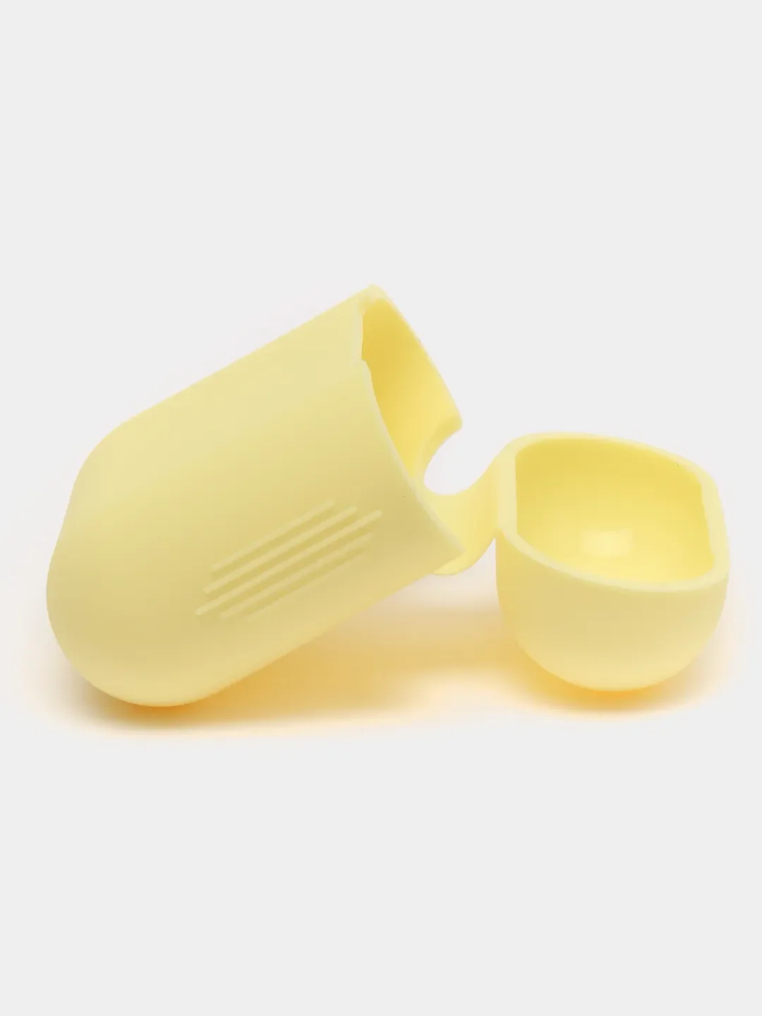 Лимонный силиконовый чехол для наушников Airpods 1 и 2