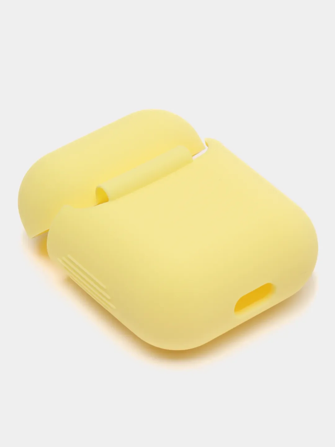 Лимонный силиконовый чехол для наушников Airpods 1 и 2