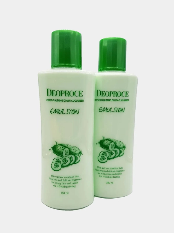 Эмульсия успокаивающая Deoproce Hydro Calming Down Cucumber Emulsion, 380 мл