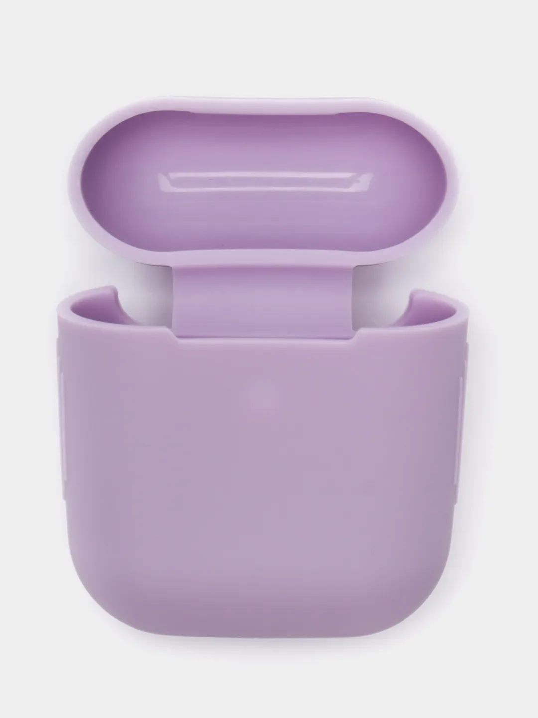 Лавандовый силиконовый чехол для наушников Airpods 1 и 2