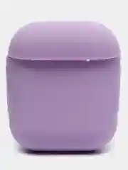 Лавандовый силиконовый чехол для наушников Airpods 1 и 2