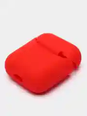 Красный силиконовый чехол для наушников Airpods 1 и 2