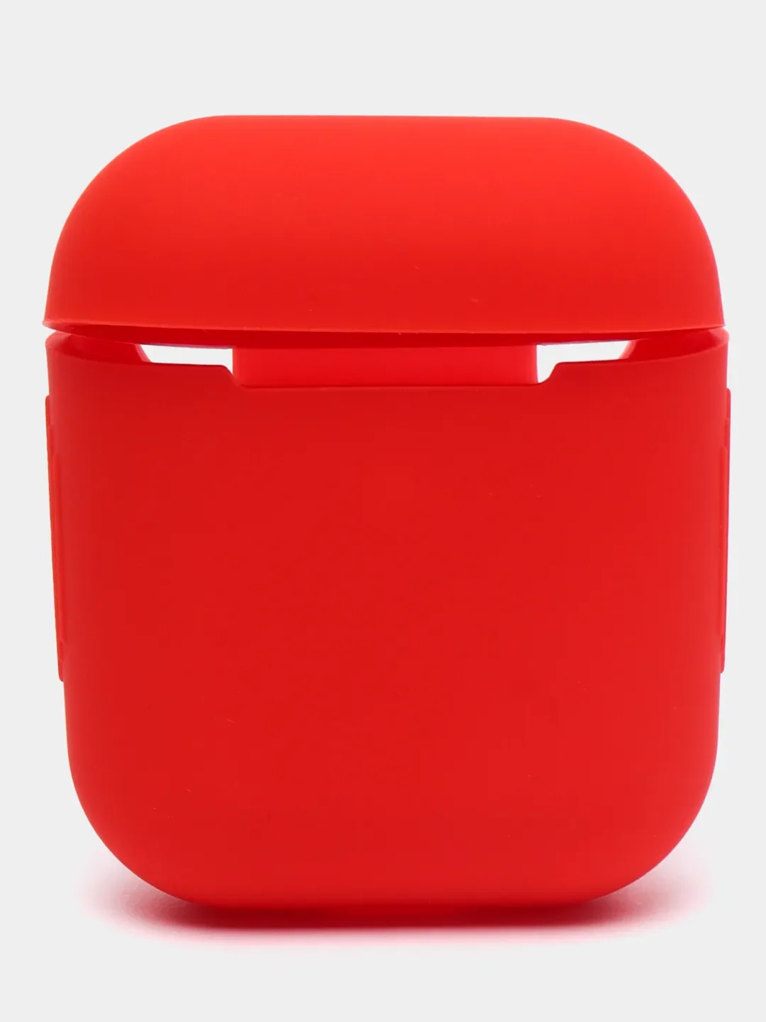 Красный силиконовый чехол для наушников Airpods 1 и 2