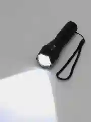 Черный фонарь ручной, аккумуляторный, LED, для охоты, рыбалки