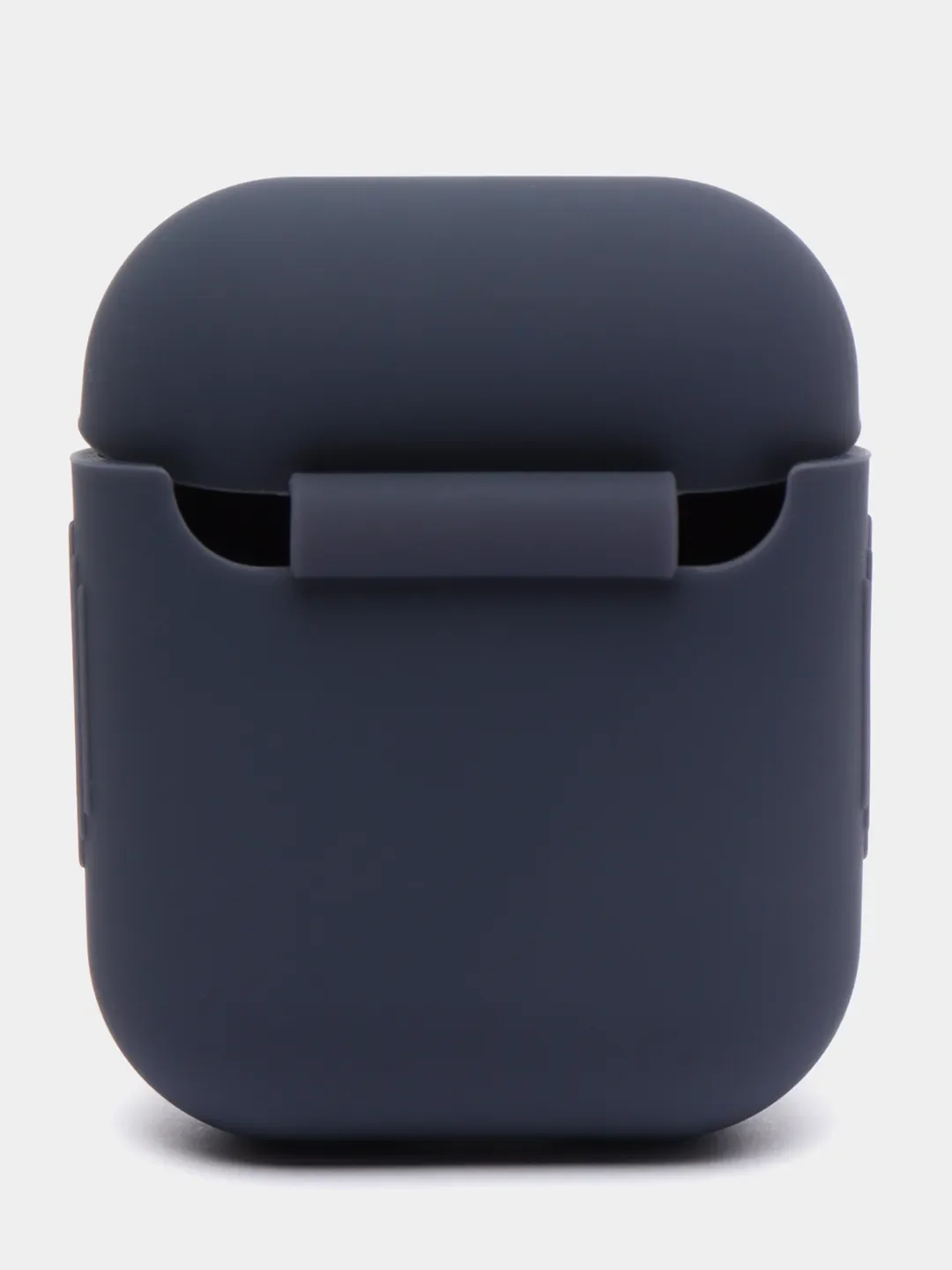 Темно-синий силиконовый чехол для наушников Airpods 1 и 2
