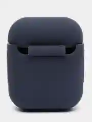 Темно-синий силиконовый чехол для наушников Airpods 1 и 2