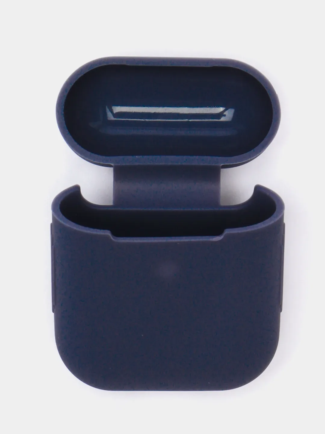 Темно-синий силиконовый чехол для наушников Airpods 1 и 2