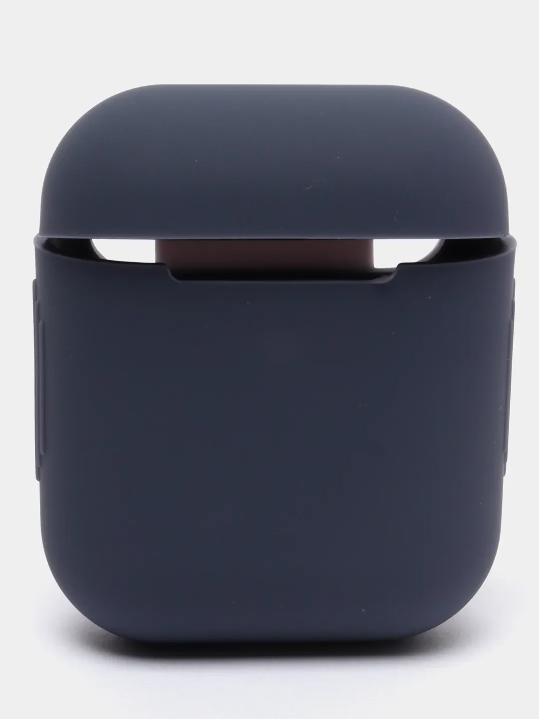 Темно-синий силиконовый чехол для наушников Airpods 1 и 2