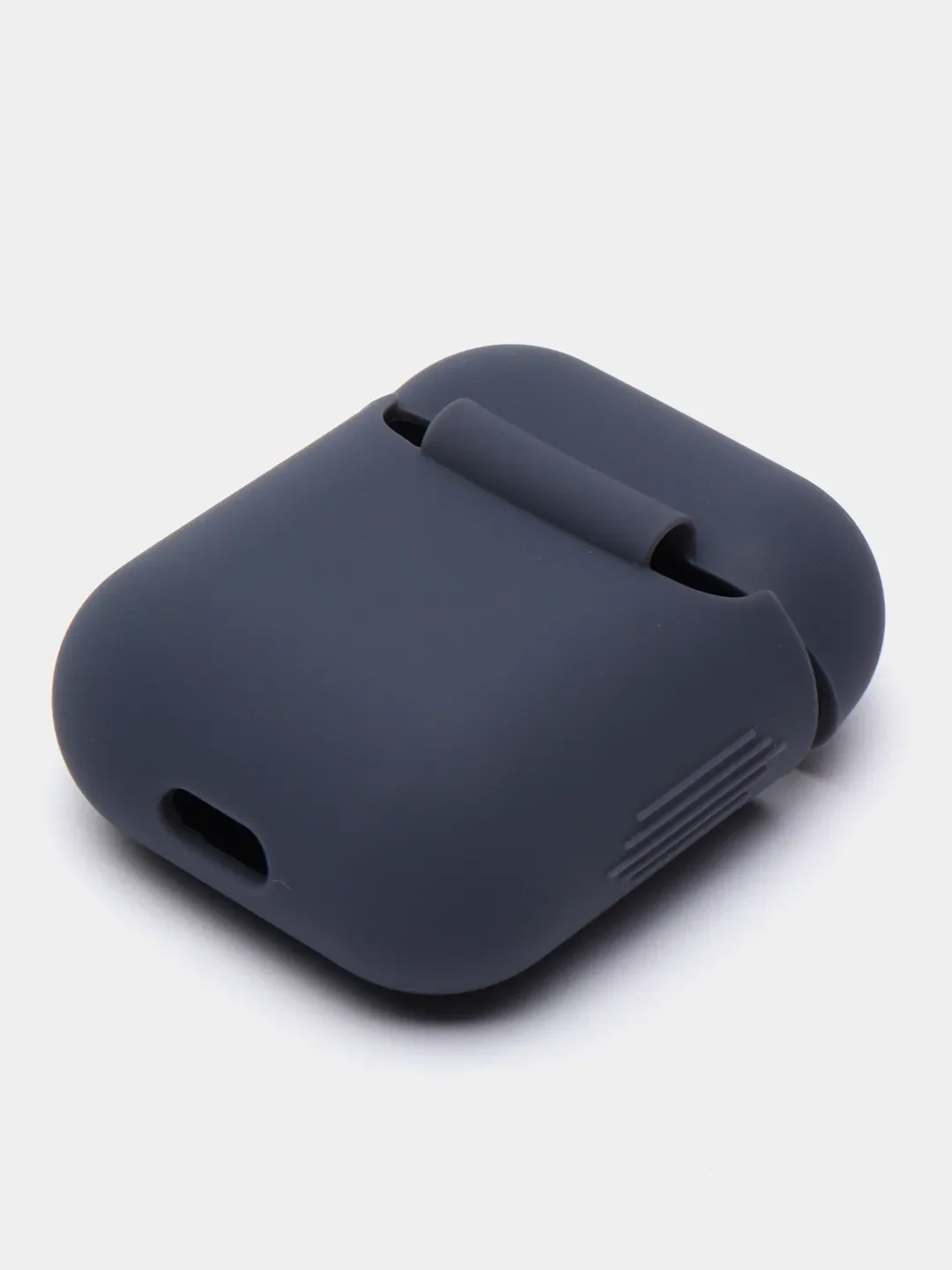 Темно-синий силиконовый чехол для наушников Airpods 1 и 2