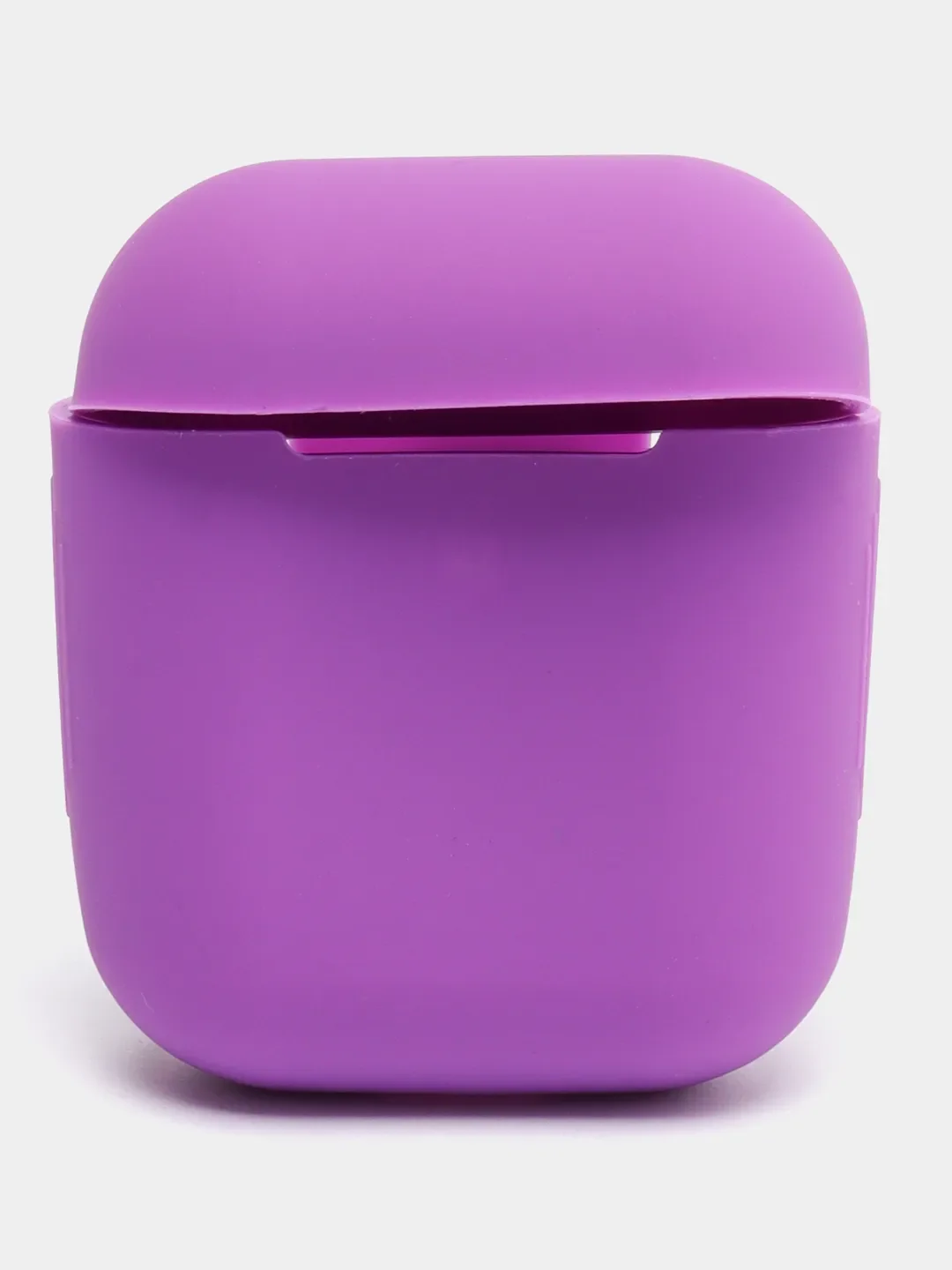 Аметистовый силиконовый чехол для наушников Airpods 1 и 2