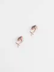 Черный серьги "Клевер" Fallon Jewelry из гипоаллергенного медицинского сплава