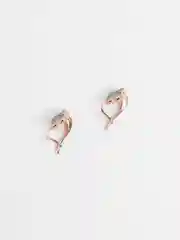 Зеленый серьги "Клевер" Fallon Jewelry из гипоаллергенного медицинского сплава