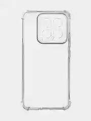 Прозрачный противоударный чехол Broscorp для Xiaomi 14/14 Pro, силиконовый, с усиленными углами
