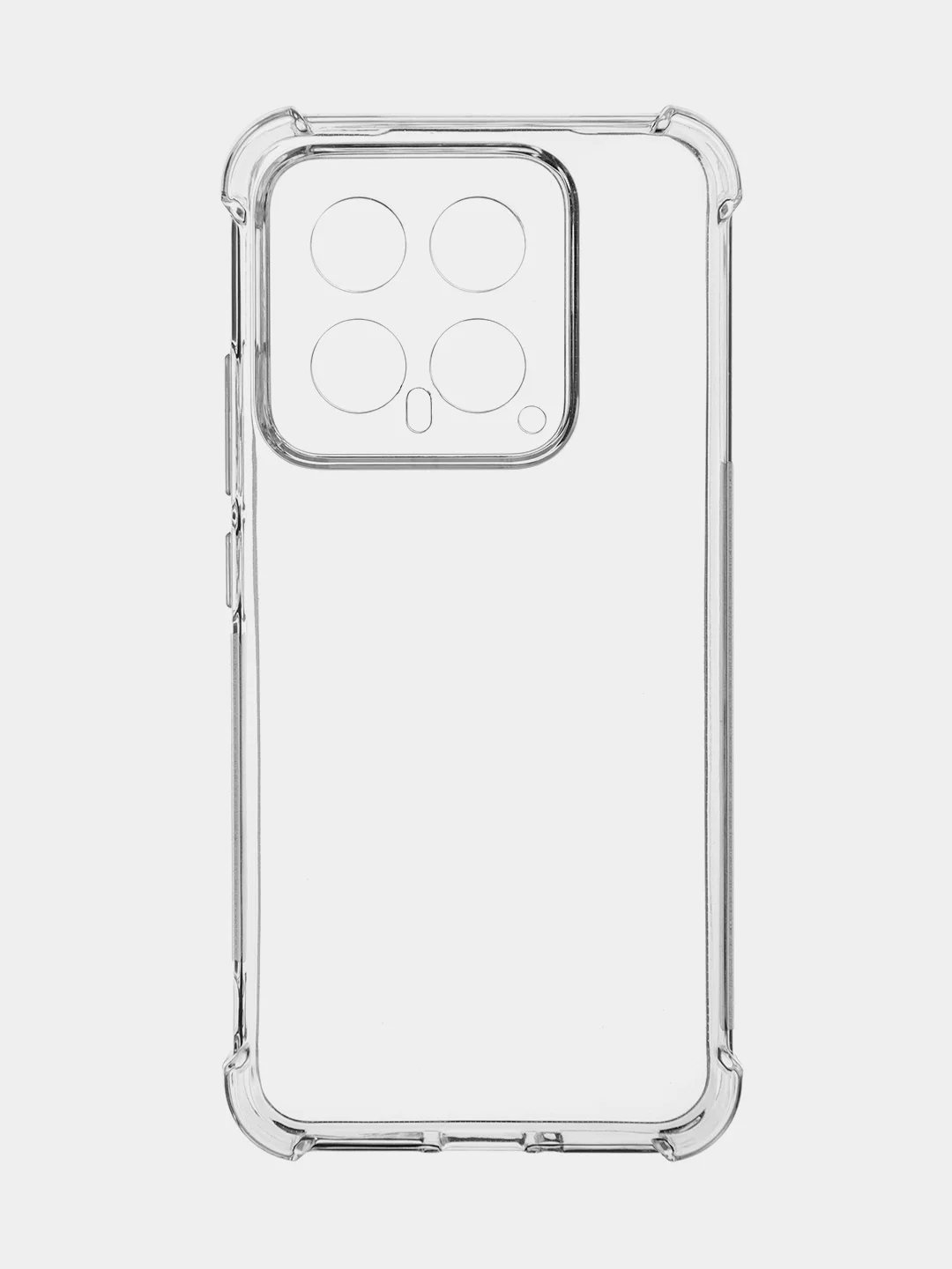Прозрачный противоударный чехол Broscorp для Xiaomi 14/14 Pro, силиконовый, с усиленными углами