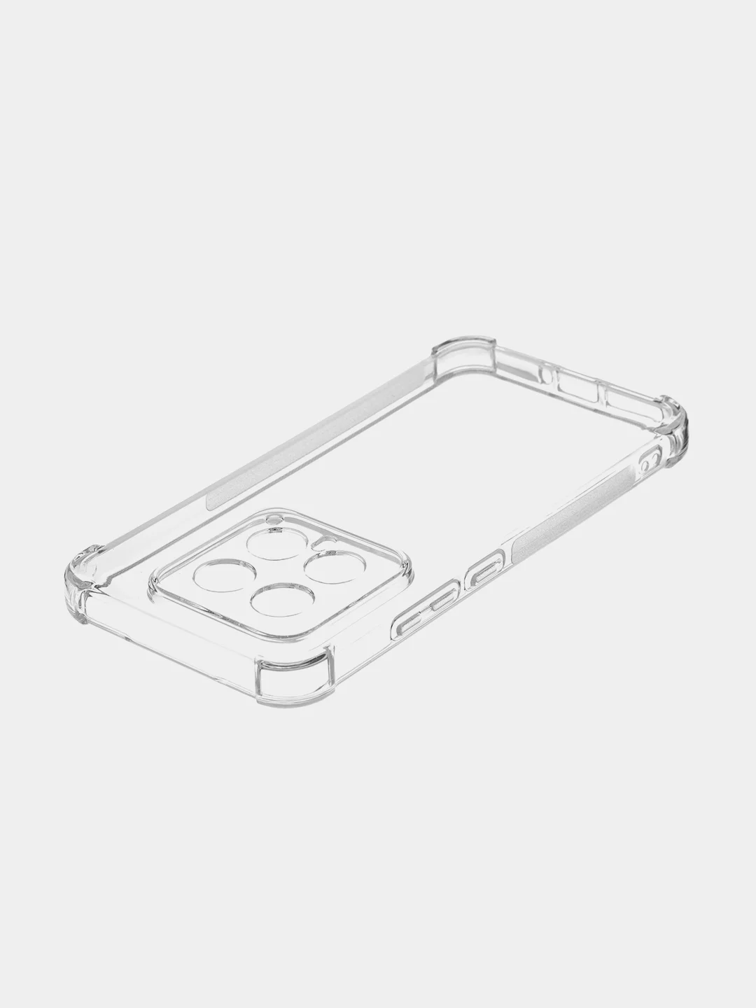 Прозрачный противоударный чехол Broscorp для Xiaomi 14/14 Pro, силиконовый, с усиленными углами