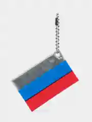 Белый светоотражающий элемент, брелок, повязка