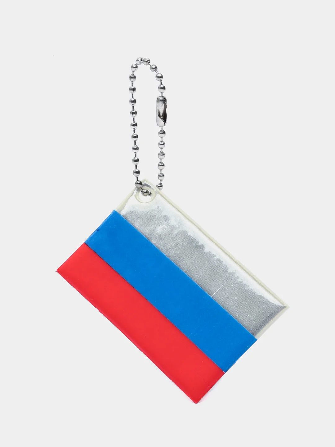 Белый светоотражающий элемент, брелок, повязка