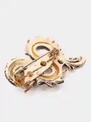 Хром брошь дракон