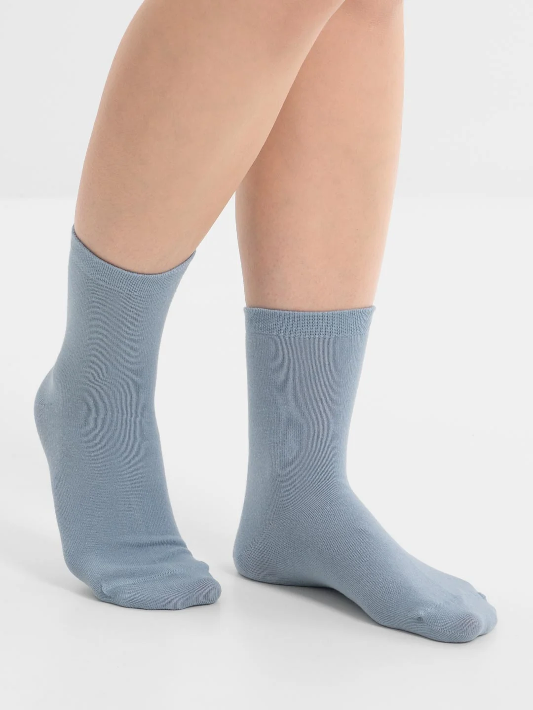 Голубой носки женские Minimi Mini Cotone 1202, из хлопка