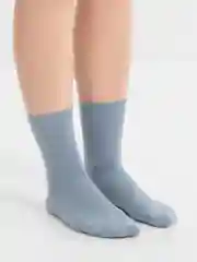 Голубой носки женские Minimi Mini Cotone 1202, из хлопка