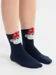 Индиго носки с принтом, подарок на Новый год