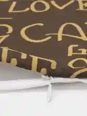 Черный декоративная наволочка "Кофе" на подушку