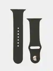 Тёмно-серый ремешок для Apple Watch, силиконовый