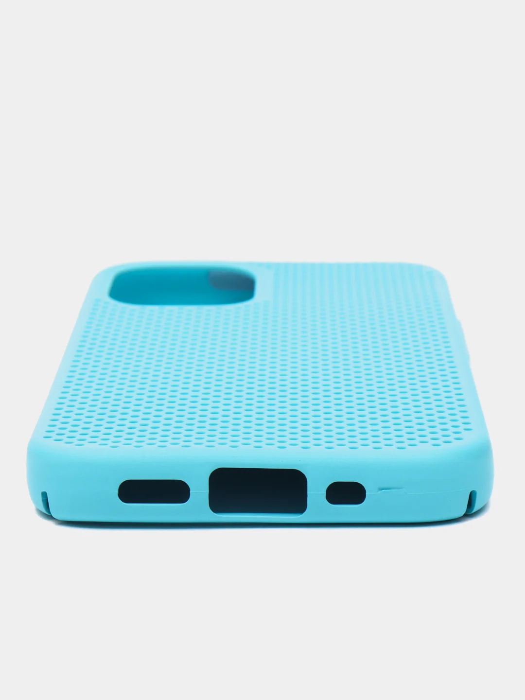 Лазурный чехол-накладка "Перфорация" для IPhone 11 Pro, 12 Pro, 12 Mini