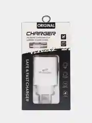 Белый зарядное устройство с кабелем lightning-USB для iPhone, iPad, AirPods, комплект зарядки