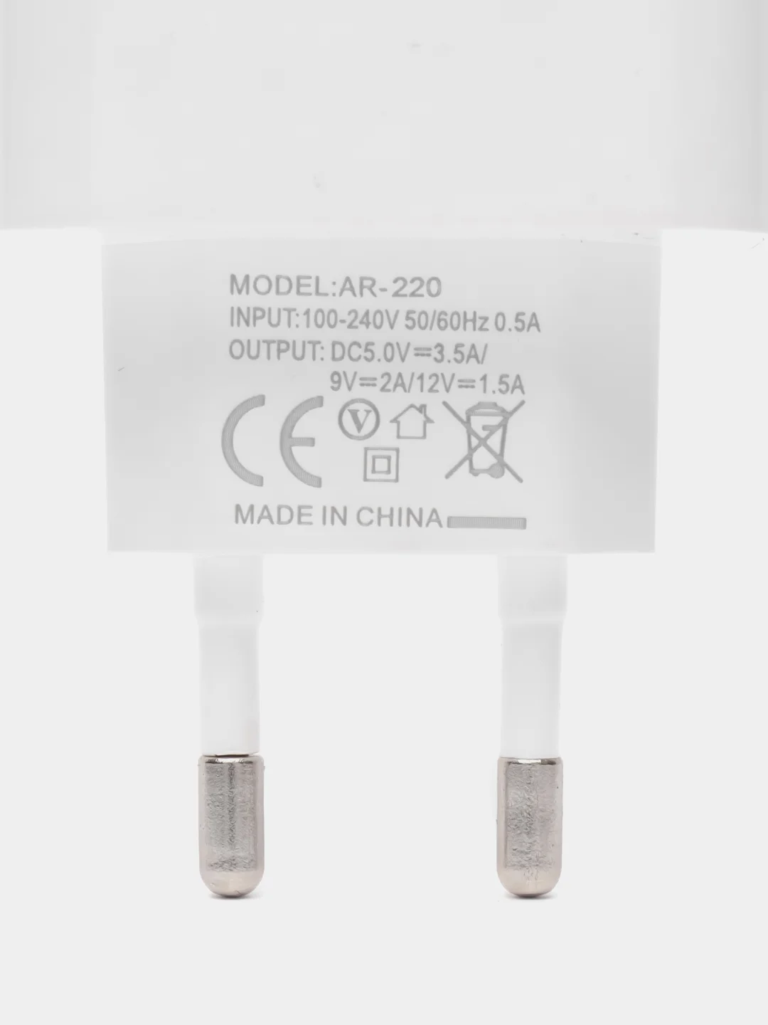 Белый адаптер питания с быстрой зарядкой QC3.0 USB, для iPhone, Android, блок, зарядка, 18W