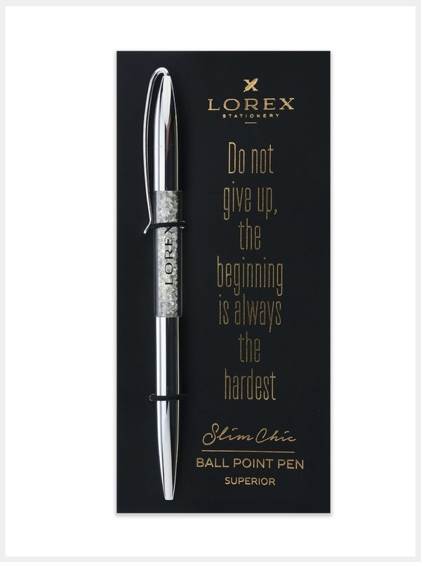 Ручка шариковая автоматическая Lorex Superior, серия "Slim Chic"