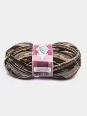 Бежевый меланж пряжа Superwash Alize, 75 шерсть супервош, 25 полиамид, 100 г / 420 м