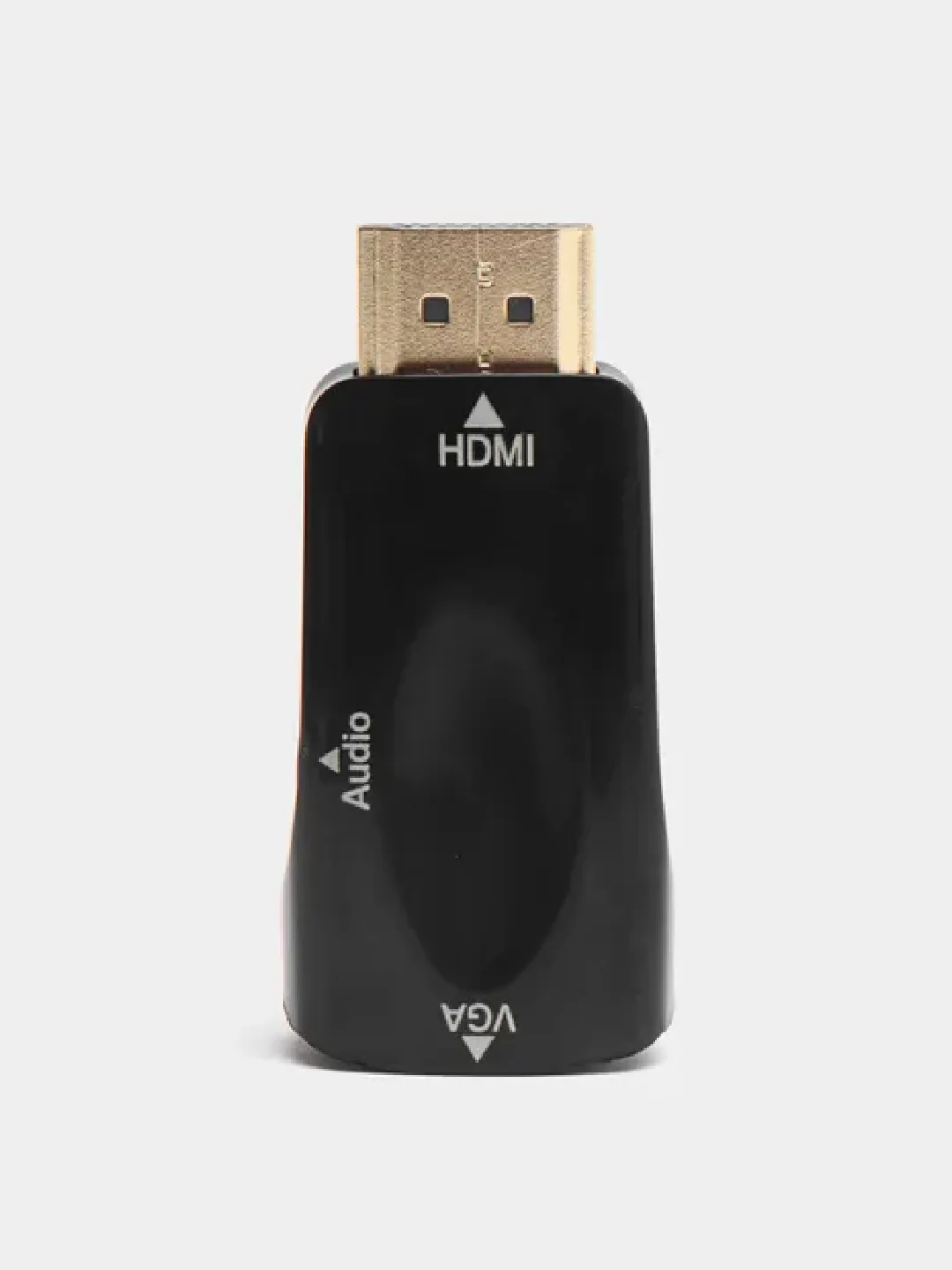 Портативный адаптер переходник конвертер HDMI - VGA с аудио выходом 3,5 mm