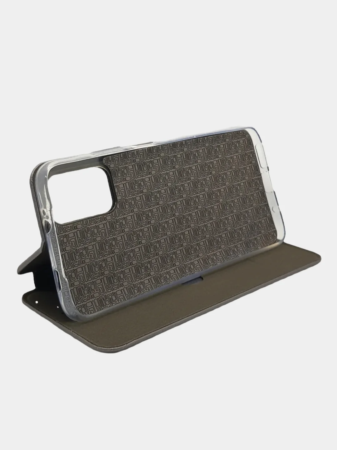 Серебряный чехол книжка Xiaomi POCO F3, POCO M3, POCO X3 NFC, POCO X3 PRO с функцией подставки