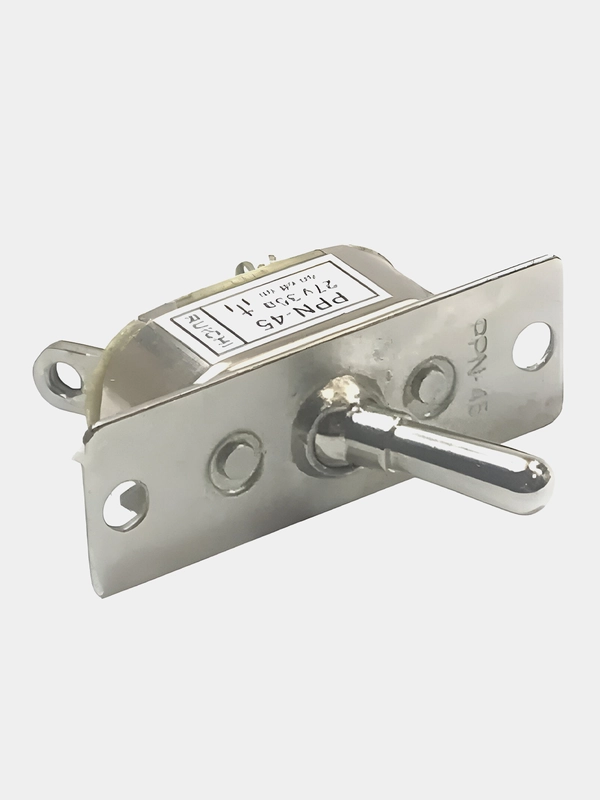 Тумблер ППН-45 on-off-on с фиксацией (35A 27VDC)