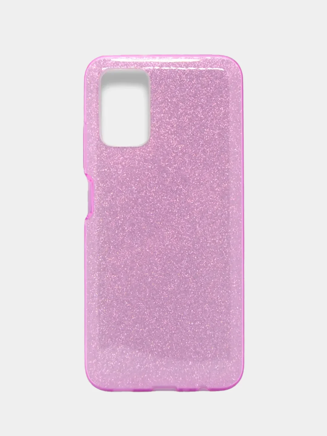 Лавандовый чехол блестящий Samsung Galaxy M20, M21, M30s, M31, M51 накладка c блёстками