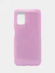 Лавандовый чехол блестящий Samsung Galaxy M20, M21, M30s, M31, M51 накладка c блёстками