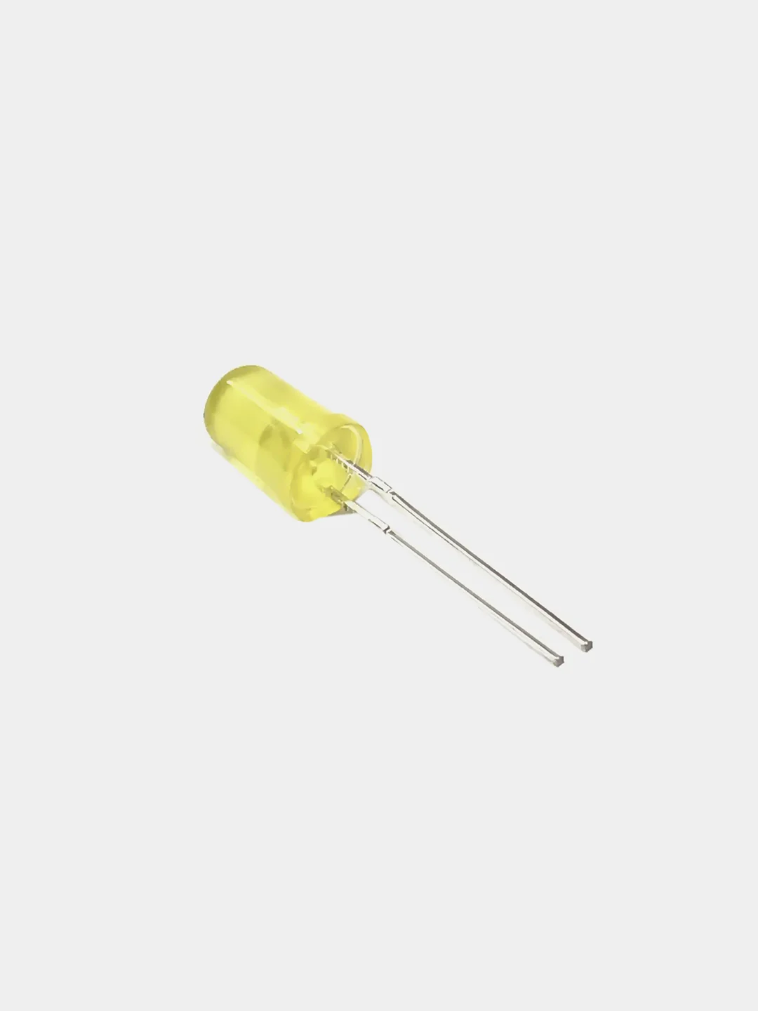 100 штук Светодиод 5мм желтая линза 2.0-2.4v 20ma цветная колба