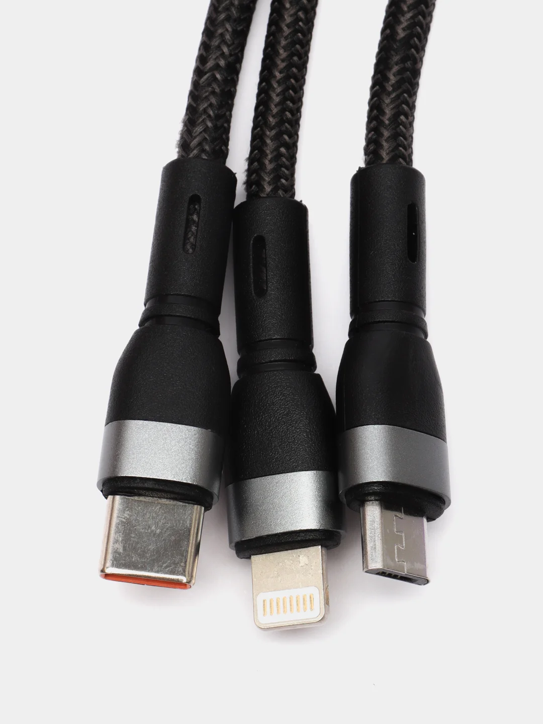 Кабель Yosonda Micro-USB, Type-C, Lightning