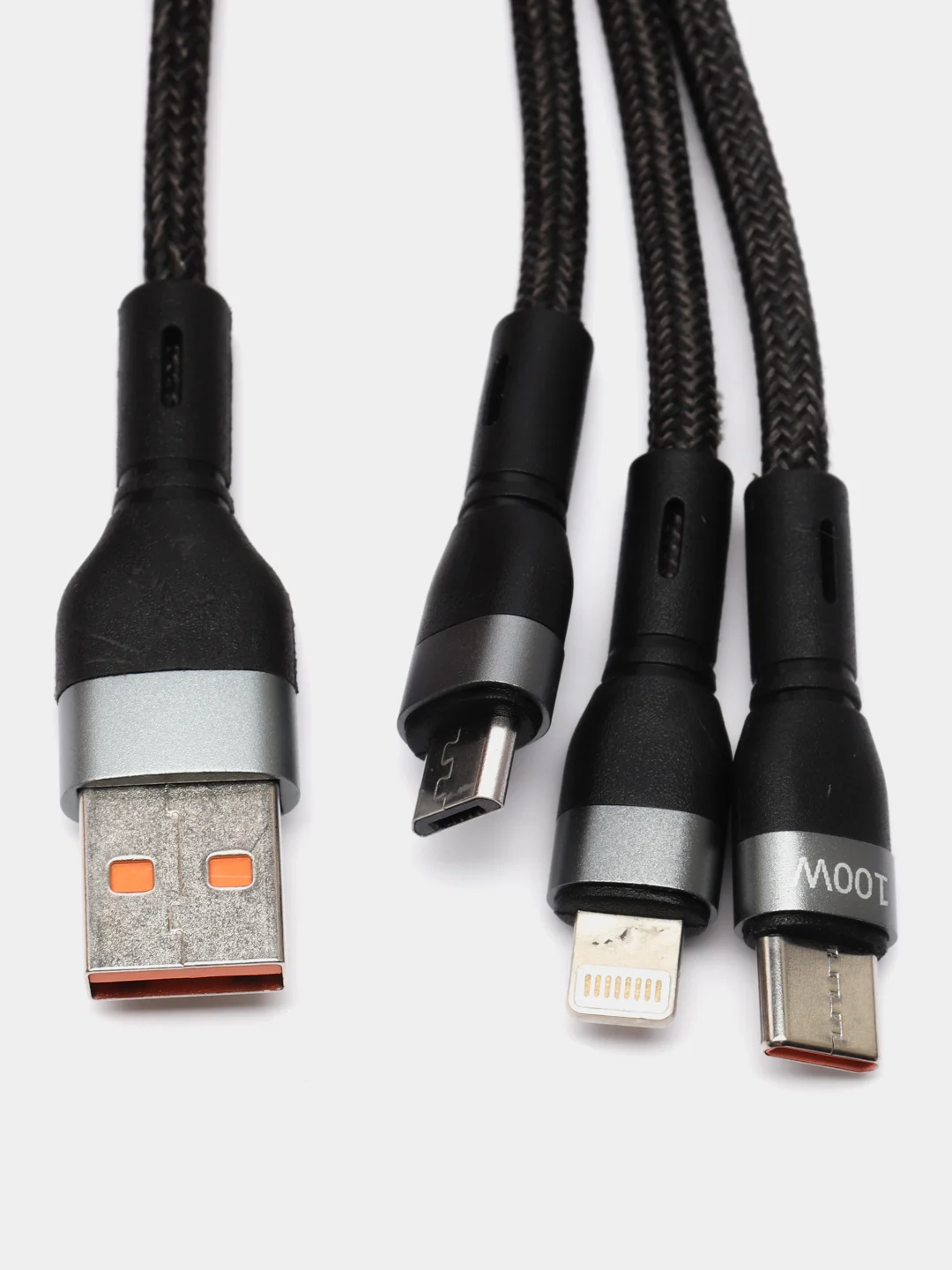Кабель Yosonda Micro-USB, Type-C, Lightning