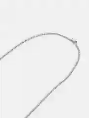 Серый цепочка из нержавеющей стали с кулоном, унисекс