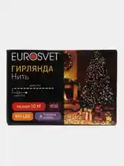 Белый гирлянда новогодняя Роса 10 м, длина кабеля 1.5 м, гирлянда на елку