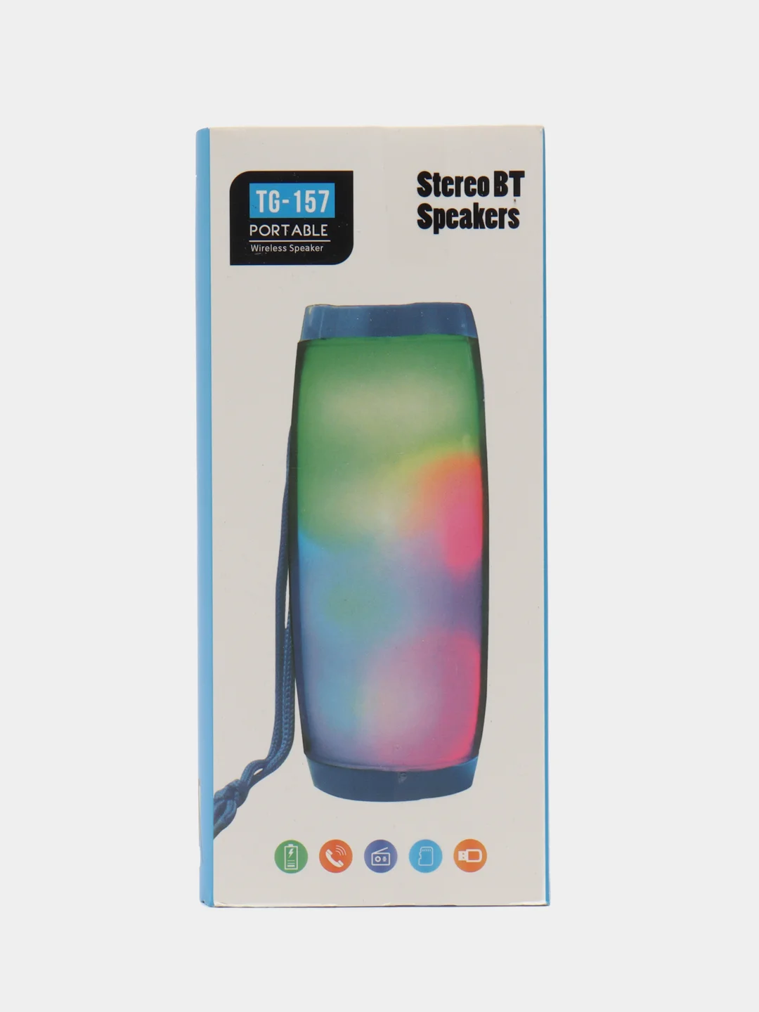 Красный беспроводная портативная колонка TG 157, Bluetooth