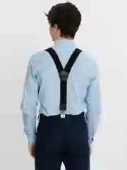 Черный подтяжки эластичные, унисекс