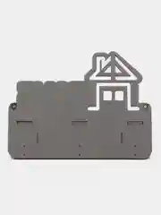 Бежевый ключница настенная с полкой "Home"