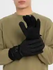 Черный теплые перчатки
