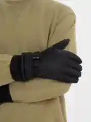 Черный теплые перчатки