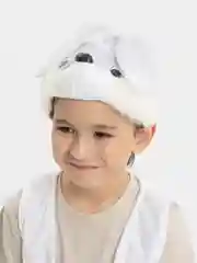 Белый новогодний костюм зайчика, зайца