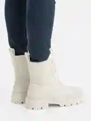 Белый ботинки женские зимние, Lion