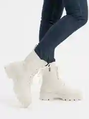 Белый ботинки женские зимние, Lion